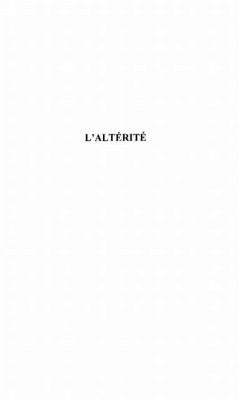 L'alterite (eBook, PDF) - Groux \ Porcher