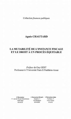 Mutabilite de l'instance fiscale et le d (eBook, PDF)