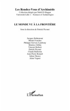 Cover Monde vu a la frontiere Le (eBook, PDF)