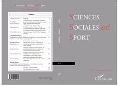 Cover Sciences Sociales et Sport n(deg) 5 (eBook, PDF)