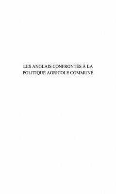 Anglais confrontes a la politique agrico (eBook, PDF)