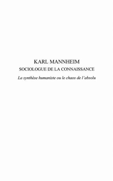 Karl Mannheim (eBook, PDF) Karl Mannheim (eBook, PDF)