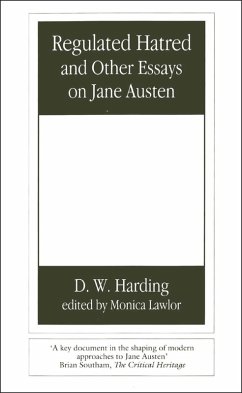 Regulated Hatred and Other Essays on Jane Austen (eBook, PDF) - Harding, D. W.