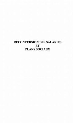 Cover Reconversion des salaries et plans sociaux (eBook, PDF)