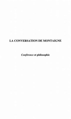 Cover LA CONVERSATION DE MONTAIGNE (eBook, PDF)