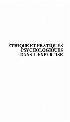 Ethique et pratiques psychologiques dans l'expertise (eBook, PDF)