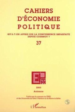 Cover Cahiers d'economie politique no. 37 (eBook, PDF)