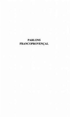PARLONS FRANCOPROVENCAL (eBook, PDF)