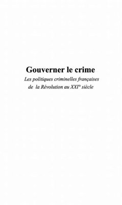 Cover Gouverner le crime t.1 (eBook, PDF)