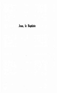 JEAN, LE BAPTISTE (eBook, PDF)