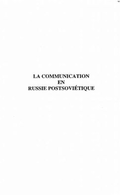Communication en russie postsovietique l (eBook, PDF)