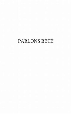 Cover Parlons bete (eBook, PDF)