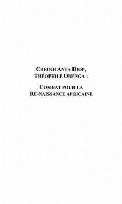 Cheikh anta diop theophile obenga: comba (eBook, PDF)