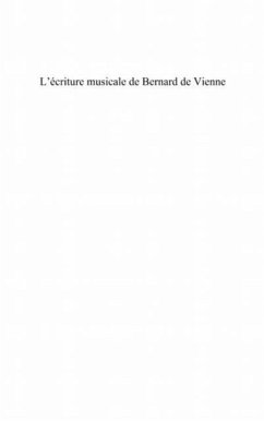 Ecriture musicale de Bernard de Vienne (eBook, PDF)