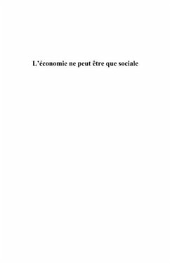 Economie ne peut etre que sociale (eBook, PDF)