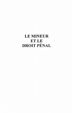 Le mineur et le droit penal (eBook, PDF)