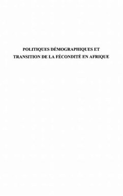 Cover POLITIQUES DEMOGRAPHIQUES ET TRANSITION DE LA FECONDITE EN A (eBook, PDF)