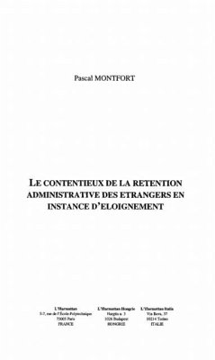 Contentieux de la retention administrati (eBook, PDF) Contentieux de la retention administrati (eBook, PDF)