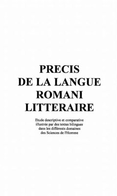 Cover PRECIS DE LANGUE ROMANI LITTERAIRE (eBook, PDF)