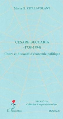 Cover Cesare beccaria (1738-1794) (eBook, PDF)