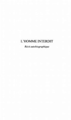Cover Homme interdit recit autobiographique l' (eBook, PDF)
