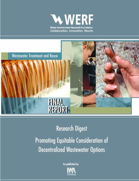 Promoting Equitable Consideration of Decentralized Wastewater Options (eBook, PDF)