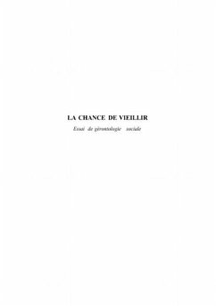 Chance de vieillir la (eBook, PDF)