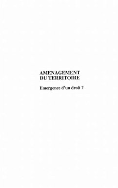 Amenagement du territoire (eBook, PDF)