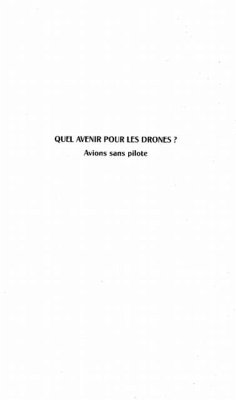 Quel Avenir pour les Drones ? (eBook, PDF)