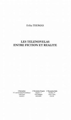 Cover Les telenovelas entre fiction et realite (eBook, PDF)