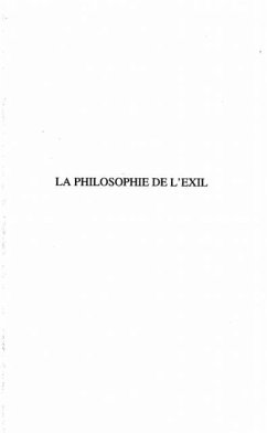 La philosophie de l'exil (eBook, PDF)