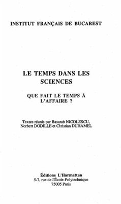 Le temps sans la science (eBook, PDF)