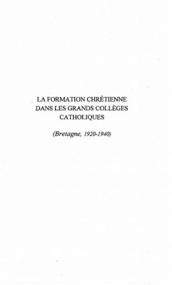 Cover Formation chretienne dans les grands colleges catholiques (eBook, PDF)