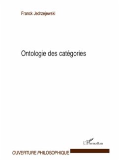 Ontologie des categories (eBook, PDF) - Franck Jedrzejewski