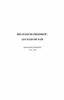 Cover Des juges de proximite (eBook, PDF)
