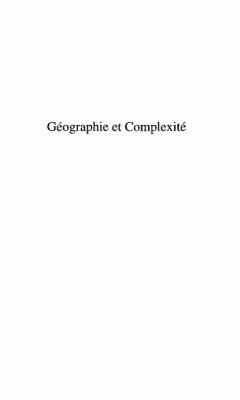 Geographie et complexite: les espaces (eBook, PDF)