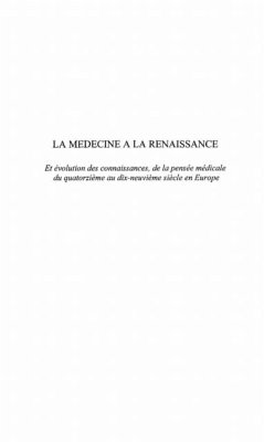 Cover Medecine a la renaissance et evolution d (eBook, PDF)