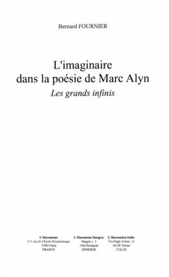 L'imaginaire dans la poesie deMarc Alyn (eBook, PDF)