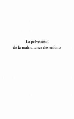 Cover La Prevention de la maltraitance des enfants (eBook, PDF)