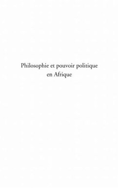 Philosophie et pouvoir politique en Afrique (eBook, PDF)