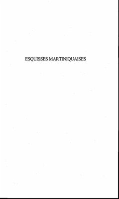 Cover Esquisses martiniquaises t. 1 (eBook, PDF)