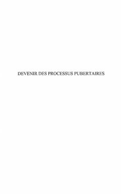 Cover Devenir des processus pubertaires dans l (eBook, PDF)