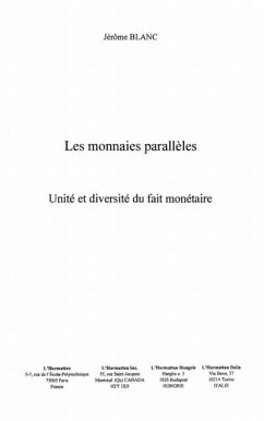 Cover LES MONNAIES PARALLELES (eBook, PDF)