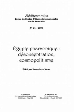 EGYPTE PHARAONIQUE : DECONCENTRATION, COSMOPOLITISME (eBook, PDF)