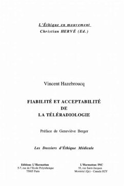Fiabilite et acceptabilite de la teleradiologie (eBook, PDF)
