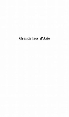 GRANDS LACS D'ASIE (eBook, PDF)