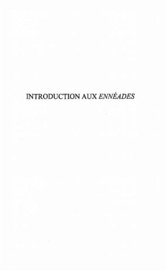 Introduction aux Enneades (eBook, PDF) Introduction aux Enneades (eBook, PDF)