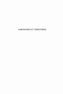 Agronomes et territoires (eBook, PDF)