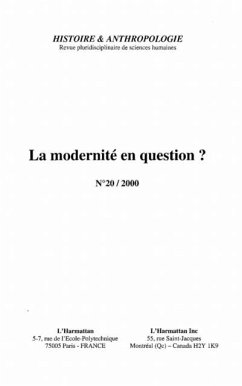 Histoire et anthropologie no.20 (eBook, PDF)