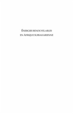 Energies renouvelables en Afrique subsaharienne (eBook, PDF)